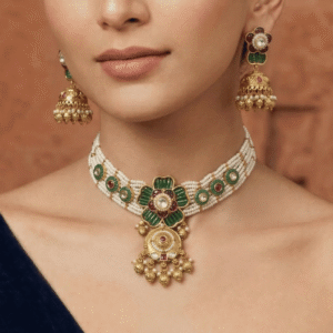 Moti Choker Necklace Set CN 1-1