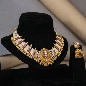 Moti Choker Necklace Set CN 1-2