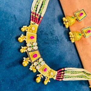 Moti Choker Necklace Set CN 1-20