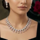 AD Designer Necklace Set 44 - Pink