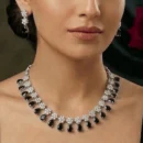 AD Designer Necklace Set 44 - Black