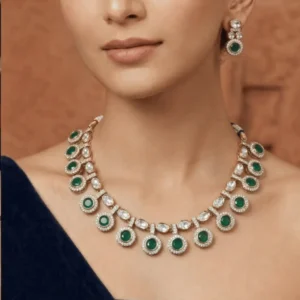 Moissanite Designer Necklace Set MN 1-15