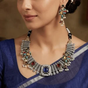 German Silver Designer Necklace Set 10