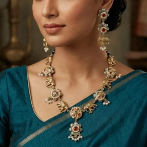 German Silver Designer Necklace Set 11