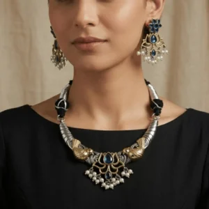 German Silver Designer Necklace Set 15