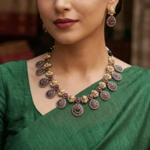 German Silver Designer Necklace Set 19