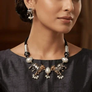 German Silver Designer Necklace Set 2