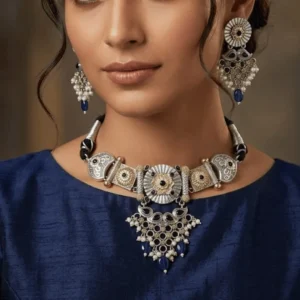 German Silver Designer Necklace Set 22