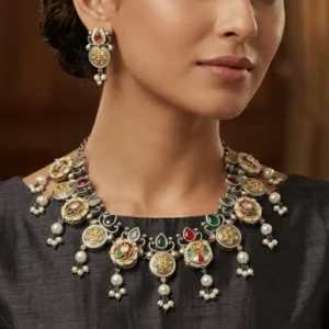 German Silver Designer Necklace Set 4