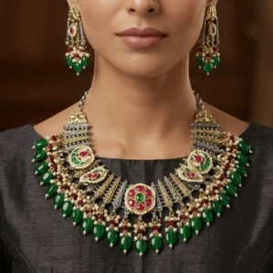 German Silver Designer Necklace Set 6