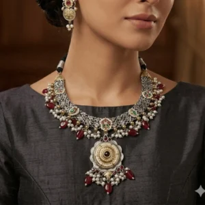 German Silver Designer Necklace Set 7