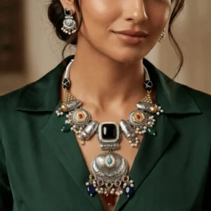 German Silver Designer Necklace Set 8