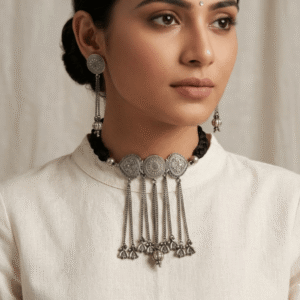 The Reva Tribal Tassel Choker