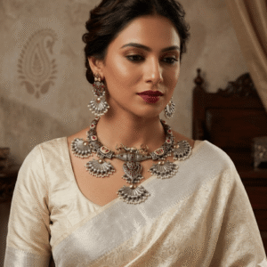 The Nandini Fan-Medallion Grand Haar