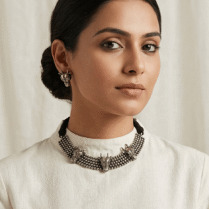 The Nandi Heritage Oxidised Choker
