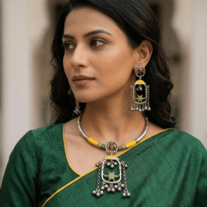 The Malhar Jharokha Thread Choker
