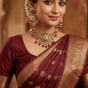 Peacock Gold Tone Necklace Set