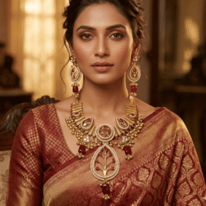 The Kalpavriksha Divine Gold Tone Necklace