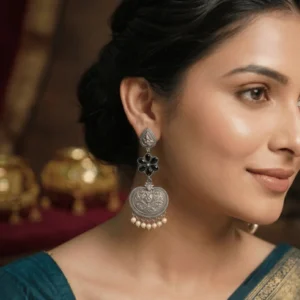 The Chandni Peacock Statement Earrings