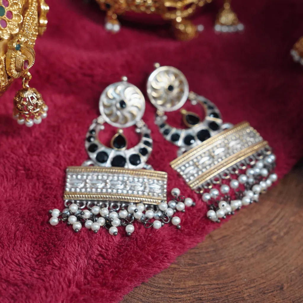 The Tara Onyx-Crescent Statement Drops - Image 2