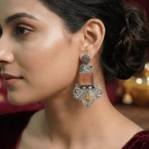 The Avni Peach-Lattice Heritage Drops