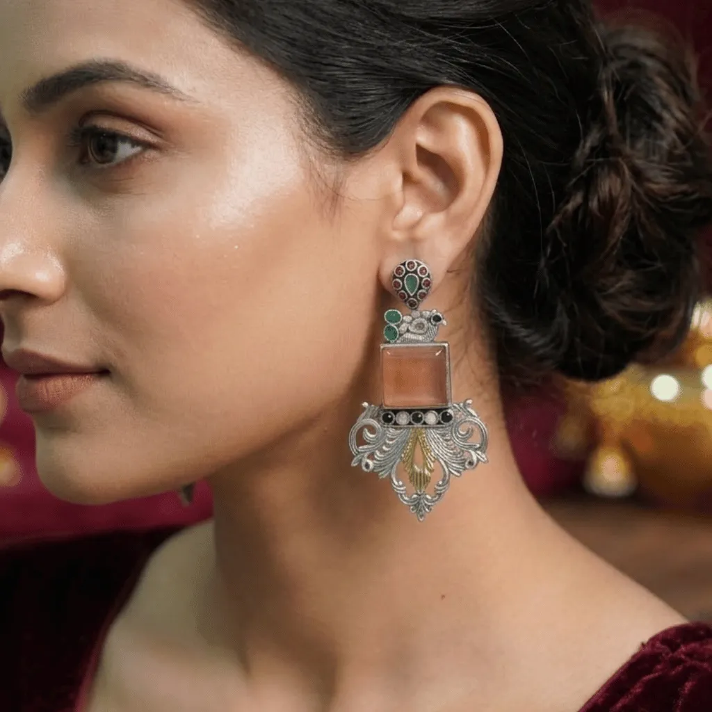 The Avni Peach-Lattice Heritage Drops