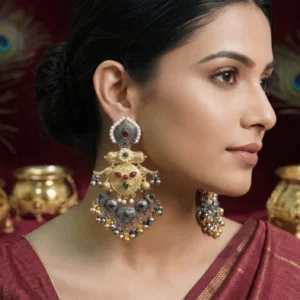 The Rajkumari Grand Dual-Tone Chandbalis