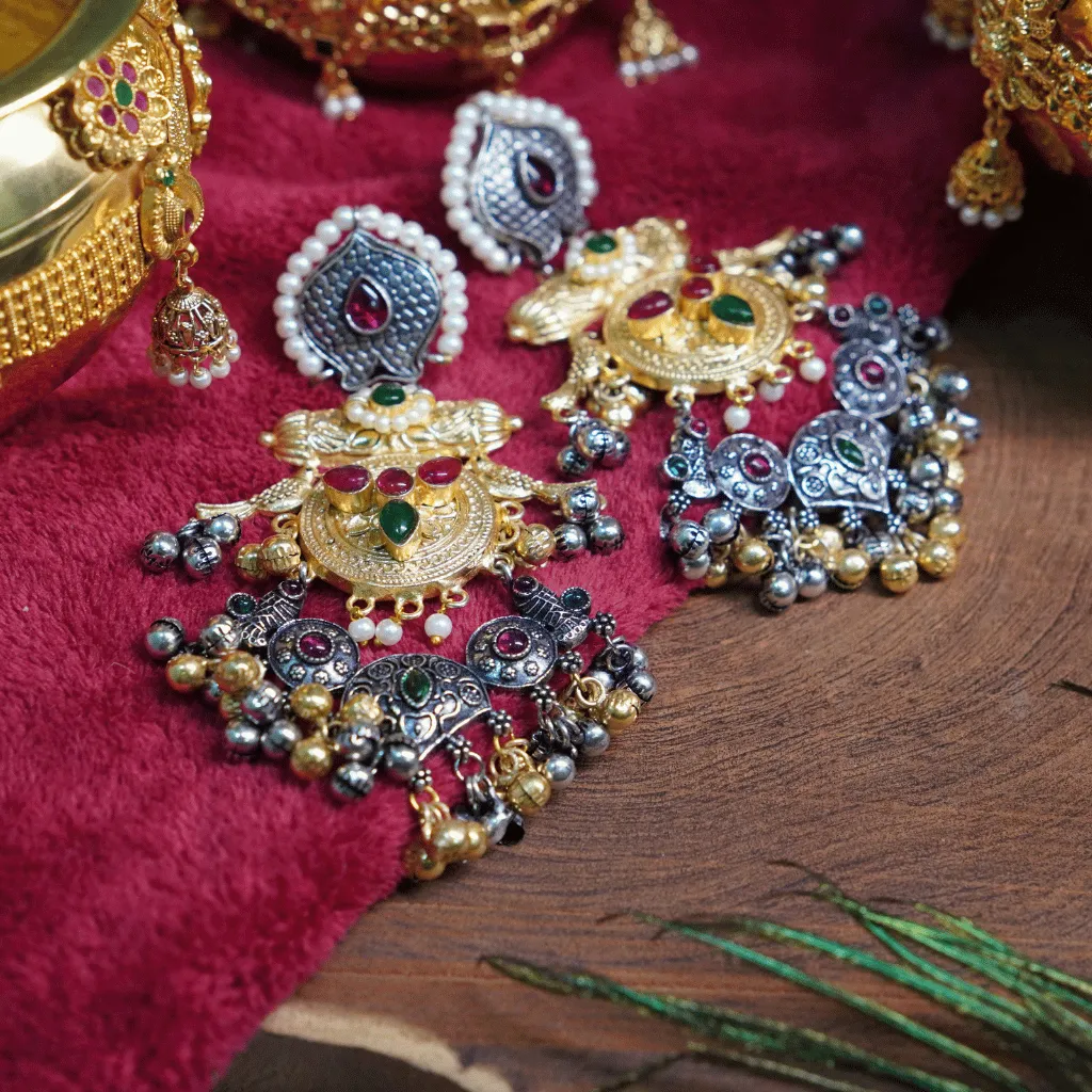 The Rajkumari Grand Dual-Tone Chandbalis - Image 3