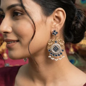 The Neel-Mayur Gilded Chandbalis