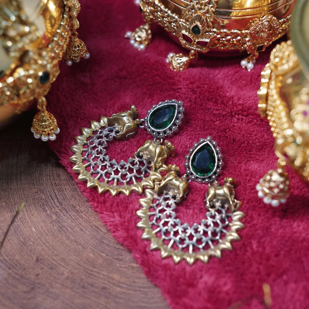 The Ira Sunburst Mayur Chandbalis - Image 2