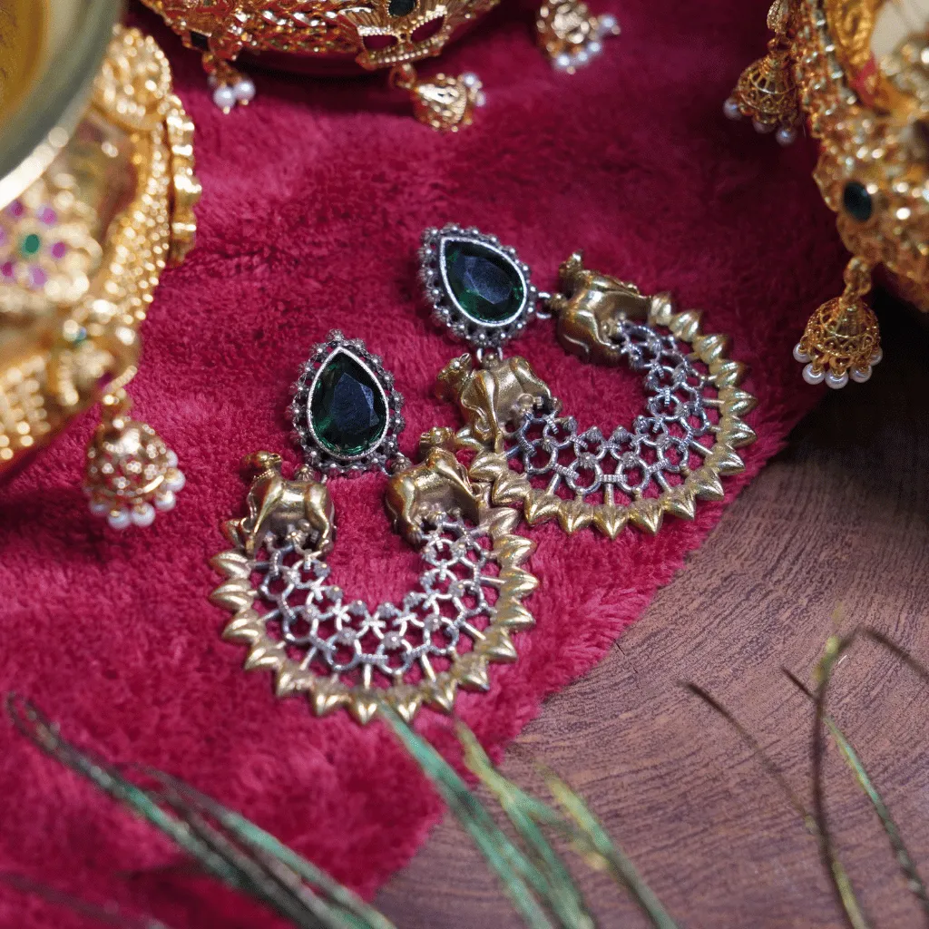 The Ira Sunburst Mayur Chandbalis - Image 3