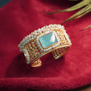 The Ira Seafoam Mint-Stone Cuff