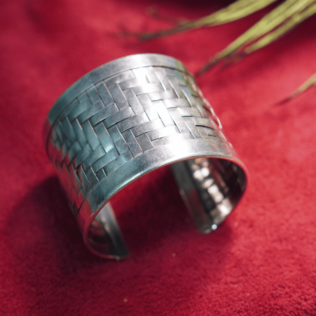 The Vayan Basket-Weave Statement Cuff