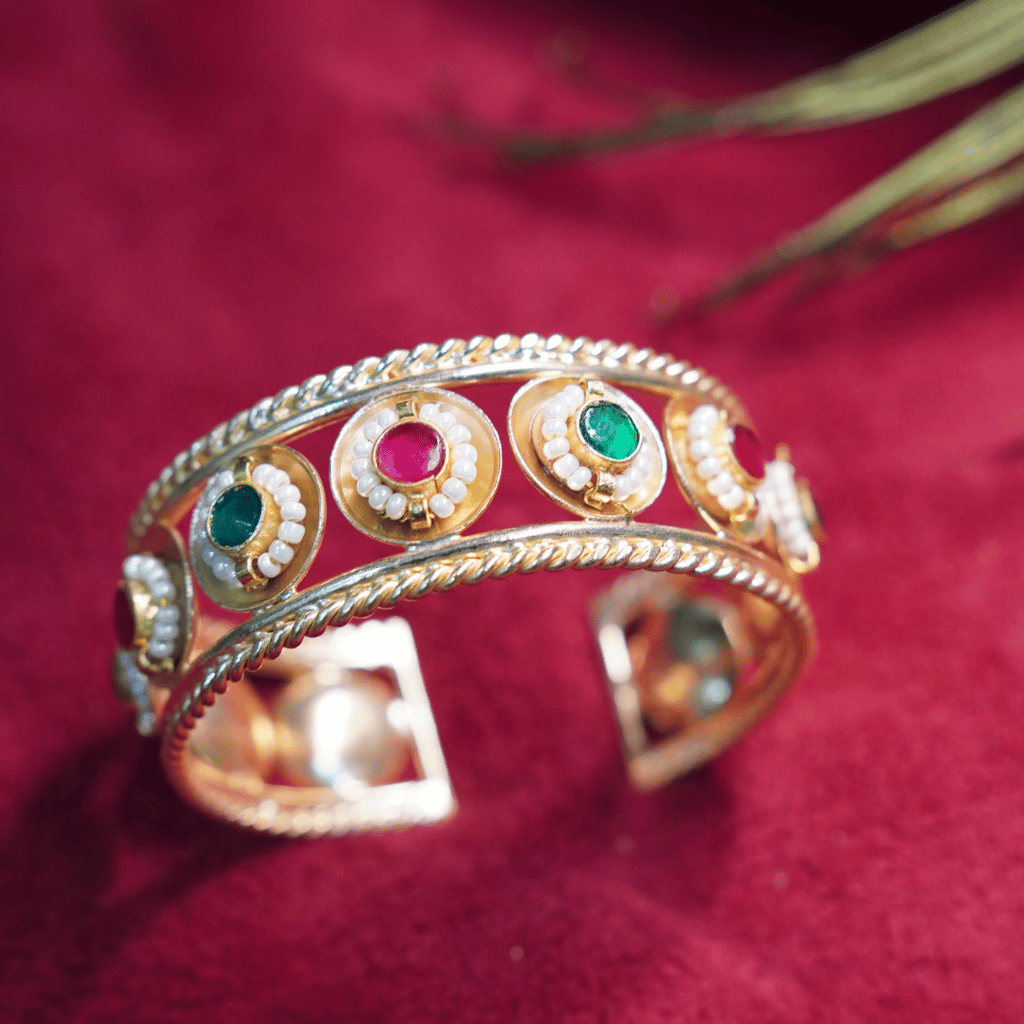 The Charvi Navratna Openwork Cuff