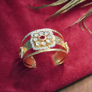 The Trisha Kundan Rosetta Openwork Bracelet