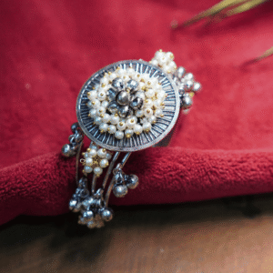 The Tarini Sunburst Pearl Bracelet