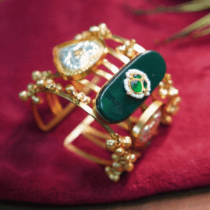The Reya Geometric Multi-Shield Cuff
