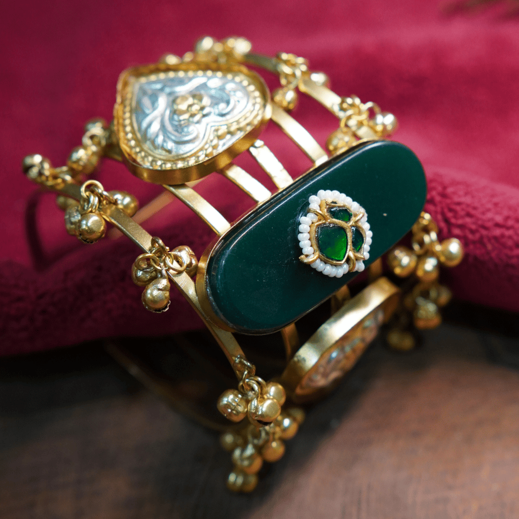 The Reya Geometric Multi-Shield Cuff - Image 2