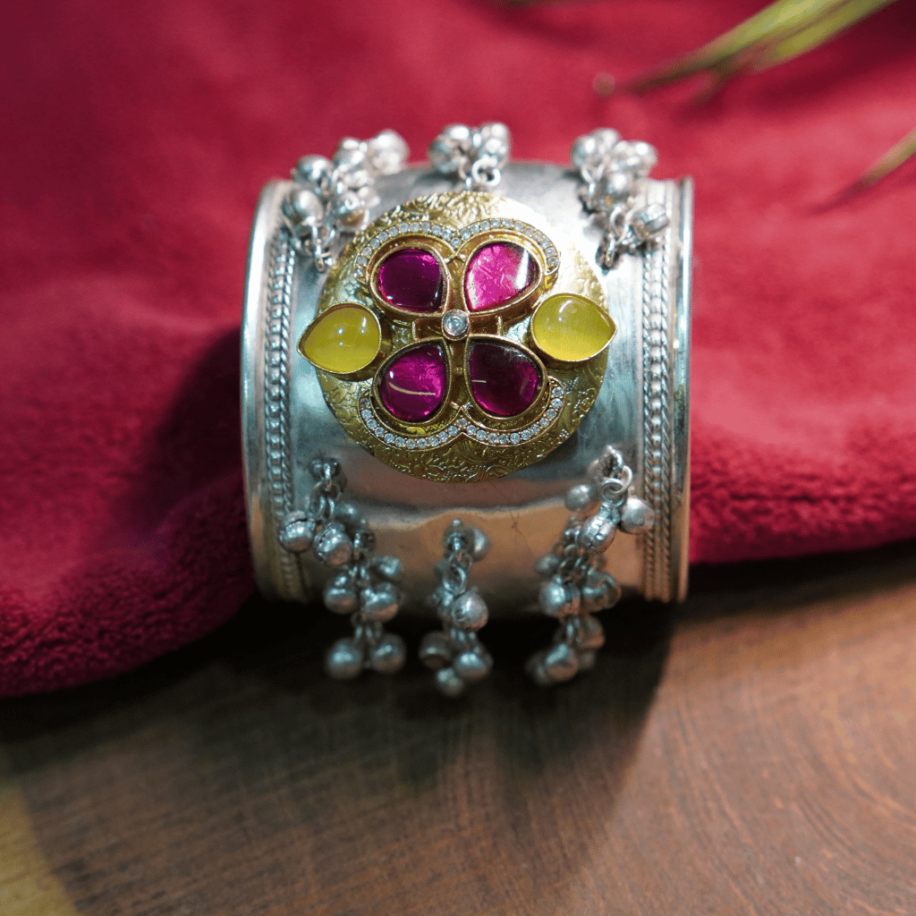 The Avani Royal Petal Shield Cuff - Image 2