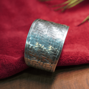 The Vayan Basket-Weave Statement Cuff